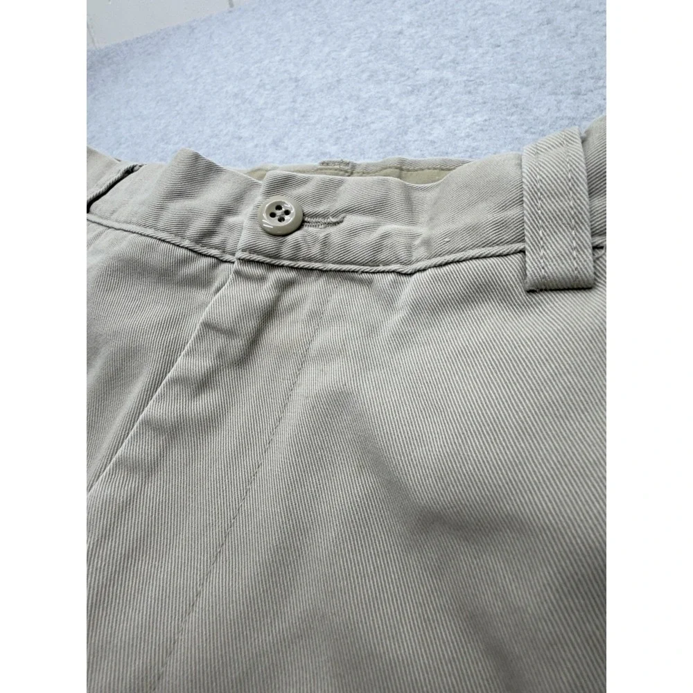 J.Crew Pants Mens 34x30 Beige Bootcut Chino Regular Fit Casual Vtg - Picture 5 of 16